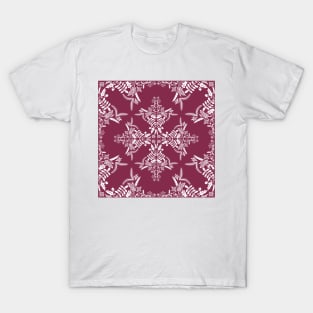 Snowflake Pattern T-Shirt